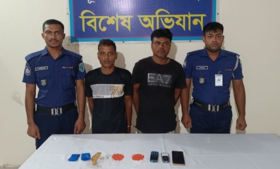 ভুরুঙ্গামারীতে ইয়াবাসহ  দুই মাদক ব্যবসায়ী গ্রেফতার