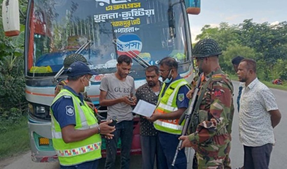 অভয়নগরে ১০ মামলায় জরিমানা আদায় ৭৫ হাজার ৫০০ টাকা