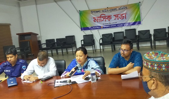 হোমনা আইনশৃঙ্খলা কমিটির সভায় ইউএনও