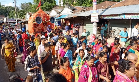 শৈলকূপায় জগন্নাথের রথযাত্রা ও মঙ্গল শোভাযাত্রা অনুষ্ঠিত