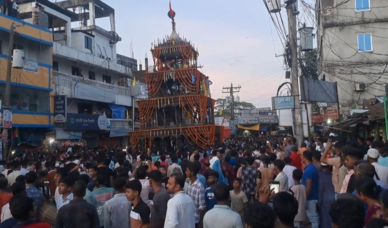 কচুয়ায় সাচারের রথযাত্রায় লাখো সনাতনীদের ঢল