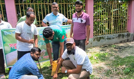 কুড়িগ্রামে লক্ষাধিক খেজুর বীজ রোপণ কর্মসূচির উদ্বোধন