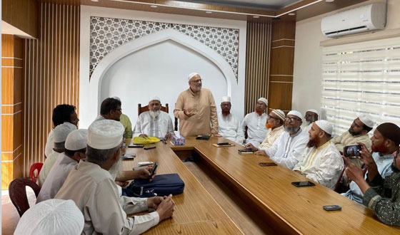 চৌগাছা-ঝিকরগাছার জামায়াত প্রার্থীর সাথে নেতৃবৃন্দের মতবিনিময়