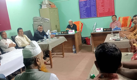 দুর্গাপুরের সাংবাদিকদের সাথে নবাগত ওসি‘র পরিচিতি পর্ব