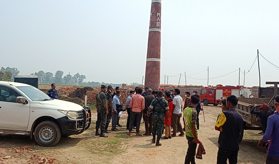 হরিপুরে ইটভাটায় জরিমানা ও ৭ দিনের মধ্যে ইটভাটা ভেঙ্গে ফেলার নির্দেশ