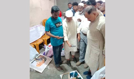 খানসামায় বিএনপির দলীয় অফিস ভাংচুরের প্রতিবাদে বিক্ষোভ সমাবেশ