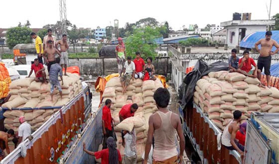 বেনাপোল দিয়ে চার মাসে ১৮ হাজার ৮০০ টন চাল আমদানি