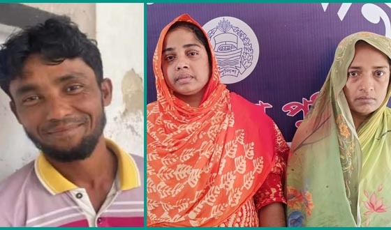 শাহরাস্তিতে পরকীয়া প্রেমিকার হাতে দিনমজুর খুন: মা-মেয়ে আটক