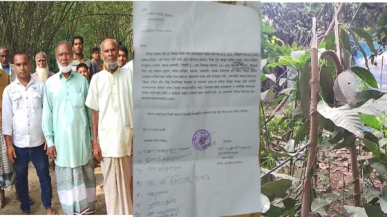 তানোরে প্রভাবশালীর বিরুদ্ধে রাস্তার গাছ কর্তন ও চলাফেরায় বাঁধা দেবার অভিযোগ