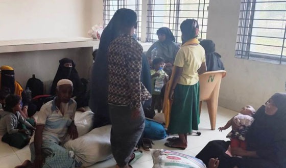 চট্টগ্রামে নারী-শিশুসহ ৩৫ রোহিঙ্গা আটক