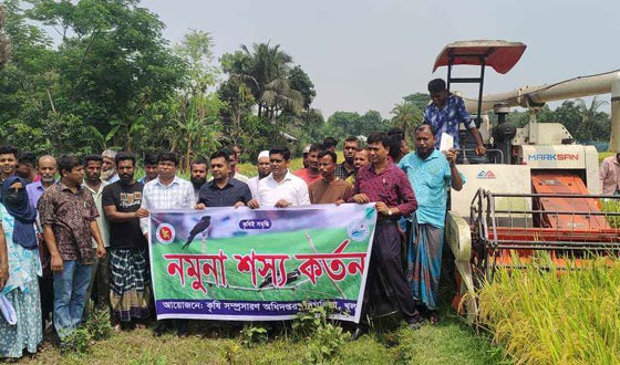 দিঘলিয়ায় কৃষি যান্ত্রিকীকরণ, যুগোপযোগী সমলয় চাষে কৃষকেরা সফল