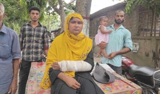 দৌলতপুরে গৃহবধূ ও পরিবারের উপর হামলা, প্রাণনাশের হুমকির অভিযোগ