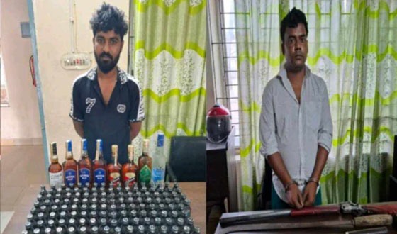 দৌলতপুরে আগ্নেয়াস্ত্র,গুলি,মাদকসহ আটক ২