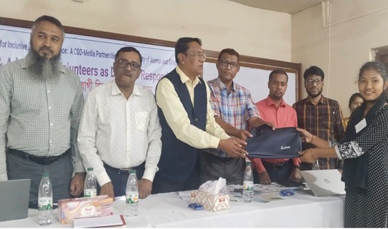 কুড়িগ্রামে স্বেচ্ছাসেবকদের দুর্যোগ সহযোগী প্রশিক্ষণ কর্মশালা অনুষ্ঠিত