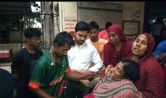 গাংনীতে বজ্রপাতে গৃহবধূর মৃত্যু