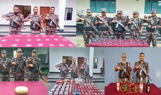বেনাপোলে সাড়ে ৭ লাখ টাকার চোরাই পণ্য আটক