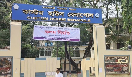 বেনাপোল কাস্টমসে কর্মকর্তা-কর্মচারীদে কলম বিরতি শুরু