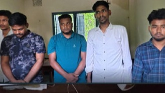 সালিস চলাকালে দেশি অস্ত্র ও ককটেলসহ গ্রেপ্তার ৬ জন কারাগারে