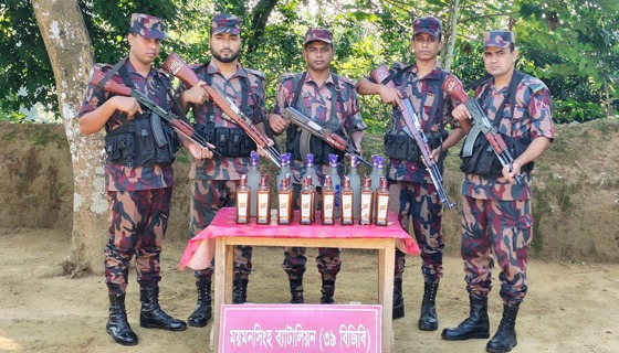 শেরপুরে ভারতীয় চোরাই মালামাল জব্দ