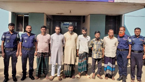 দুর্গাপুরে আ’লীগের ৬ নেতা-কর্মী গ্রেপ্তার