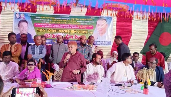 ময়মনসিংহ-১০ আসনে বিএনপি মনোনয়ন প্রত্যাশী ফাতাহ খানের উঠান বৈঠক