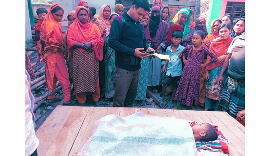 গাংনীতে পানিতে ডুবে শিশুর মৃত্যু