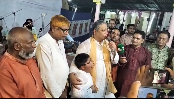 শারদীয় দুর্গোৎসবে সব সময়ই সাম্প্রদায়িক সম্প্রীতি বজায় ছিল --- শাহ রিয়াজুল হান্নান
