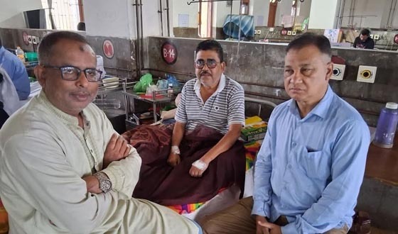 কেদারপুর ইউনিয়ন বিএনপির সাবেক সম্পাদক মিল্টনের শারীরিক খোঁজখবর নিলেন নেতৃবৃন্দ