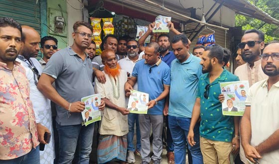 বাবুগঞ্জে কেদারপুরে যুবদলের জনসংযোগ কর্মসূচি