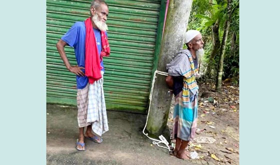 চান্দিনায় সুদের টাকা আদায়ে বৃদ্ধকে খুঁটিতে বেঁধে নির্যাতনের ঘটনায় মামলা