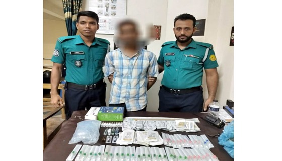 ওসমানী মেডিকেলে সরকারী সামগ্রী চুরিকালে আটক প্রলয় দে কারাগারে