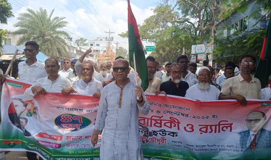 পোরশায় বিএনপির প্রতিষ্ঠাবার্ষিকী উপলক্ষ্যে র‌্যালি  ও সমাবেশ