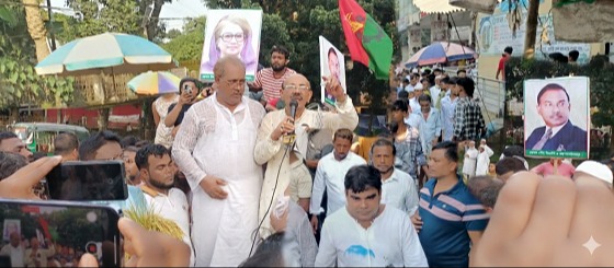 কুমিল্লা-০২ আসন পুনর্বহালে বিএনপির আনন্দ মিছিল