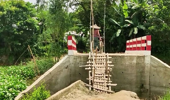 শেরপুরে একাই দাঁড়িয়ে আছে ব্রিজ জনদুর্ভোগ চরমে