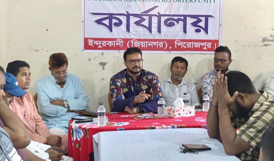 ইন্দুরকানীতে সাংবাদিক সঙ্গে ব্যারিস্টার মোস্তফা জুবায়ের হায়দারের সভা