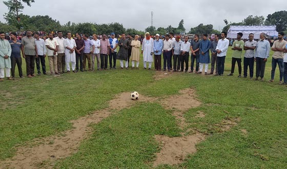 প্রীতি ফুটবল টুর্নামেন্ট খেলা প্রমিলা ফুটবল বনাম আটোয়ারি