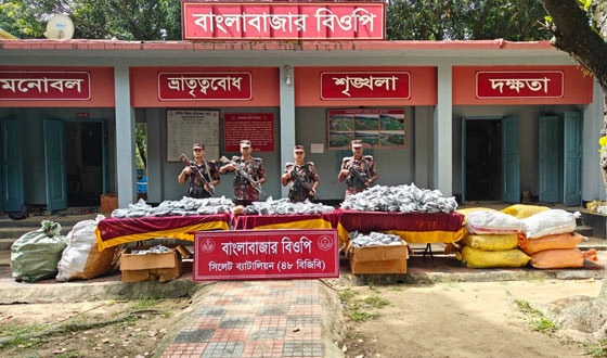 সিলেটে কোটি টাকার চোরাচালানী মালামাল আটক