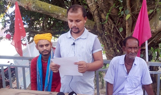 পলাশবাড়ীতে অপপ্রচার ও ঘৃণ্য ষড়যন্ত্রের প্রতিবাদে সংবাদ সম্মেলন