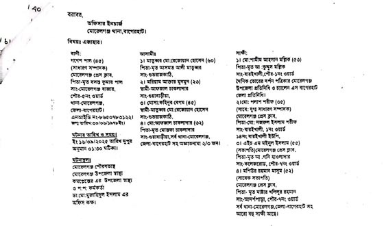 মোরেলগঞ্জে ৩ সাংবাদিককে লাঞ্ছিতের ঘটনায় মামলা