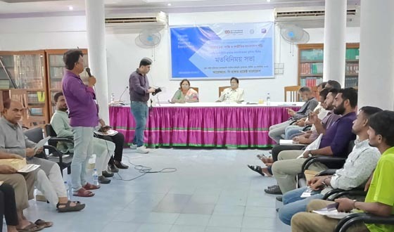 সুনামগঞ্জে শান্তি ও সম্প্রীতি রক্ষায় সাংবাদিকদের ঐক্যবদ্ধ ভূমিকার আহ্বান