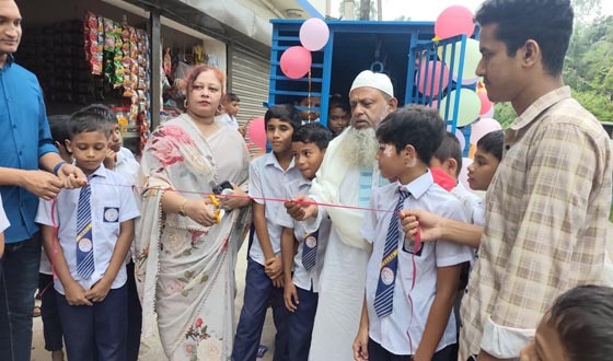 সেনবাগে সৈয়দ রুহুল আমিন স্মৃতি একাডেমীর নতুন গাড়ি ও বেঞ্চ উদ্বোধন