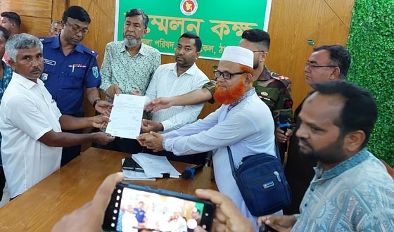 ৫৪টি মন্ডবে শারদীয় দূর্গাপূজা পালনে ত্রাণের ডিও বিতরণ