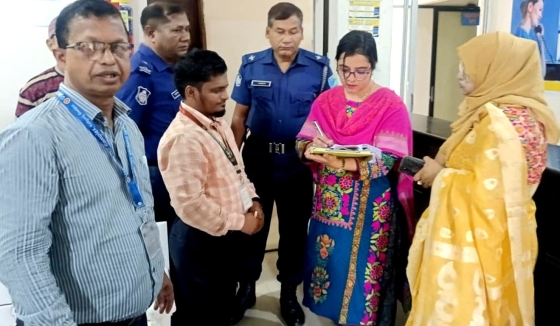 কালীগঞ্জে হাসপাতালে ভ্রাম্যমান আদালতের জরিমানা