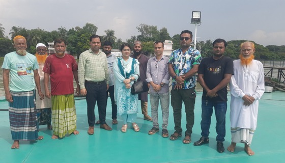 গজারিয়ায় বালু মহল ডিমার্কেশন, ইজারাদার-গ্রামবাসীর সমঝোতা