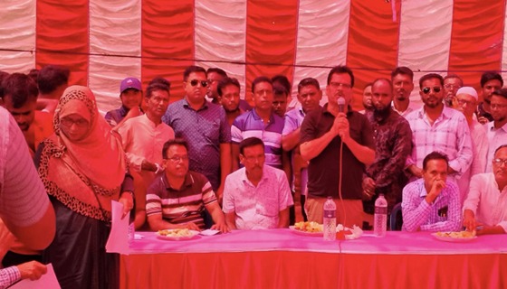 তালায় বিভিন্ন পূজা মণ্ডপ পরিদর্শন করলেন হাবিবুল ইসলাম হাবিব
