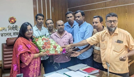 তানোরে ইউএনওর সঙ্গে সাংবাদিকদের মতবিনিময়