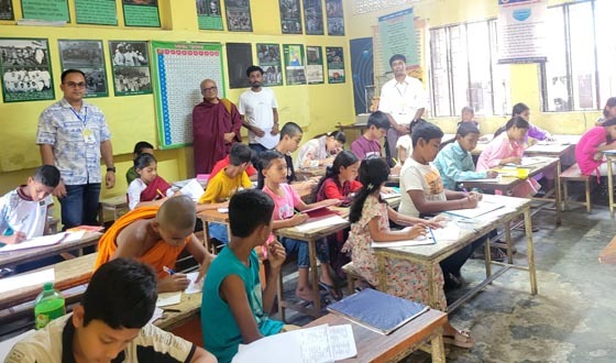 বিনয়পাল ওয়েলফেয়ার মিশনের ধর্মীয় বৃত্তি পরীক্ষা সম্পন্ন