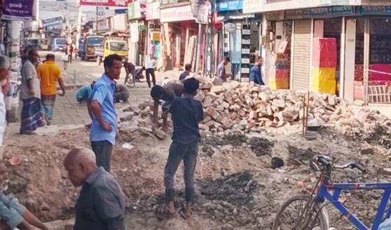 সৈয়দপুরে দীর্ঘদিনের ভোগান্তির অবসান ঘটতে যাচ্ছে অবশেষে