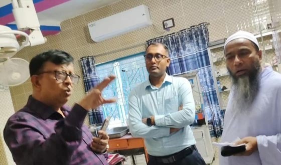 কলারোয়ায় ৩টি ক্লিনিক ও ২টি এক্সরে বন্ধের নির্দেশ