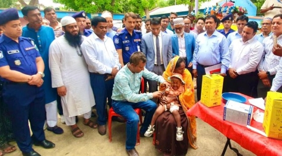 রাজশাহীতে হামের টিকাদান কর্মসূচি শুরু
